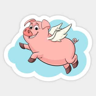 When Pigs Fly Sticker